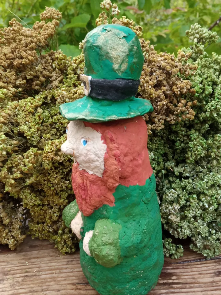 Handcrafted St. Patrick's Day Figurine - Unique Irish Souvenir.
Free Shipping