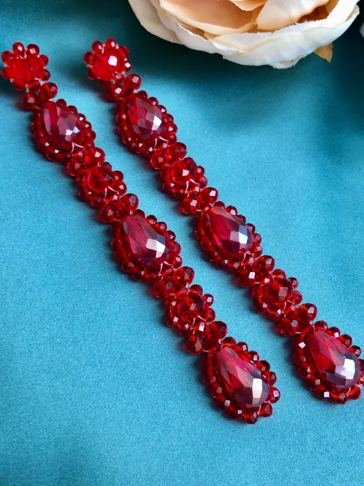 Crystal Drop Earrings