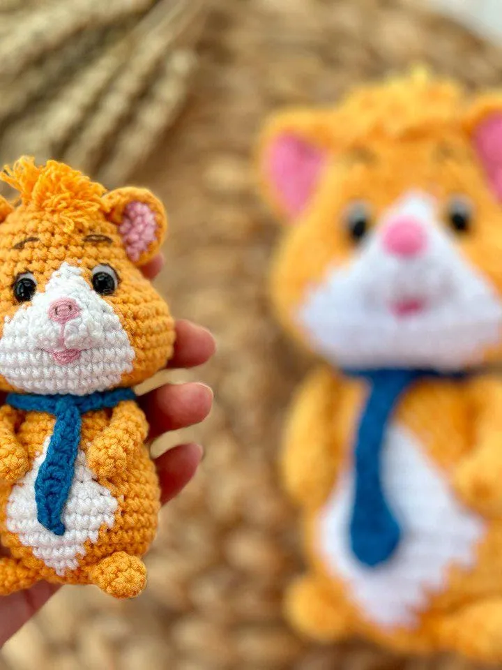 Crochet pattern hamster - Amigurumi pattern pet toy - Pdf English tutorial