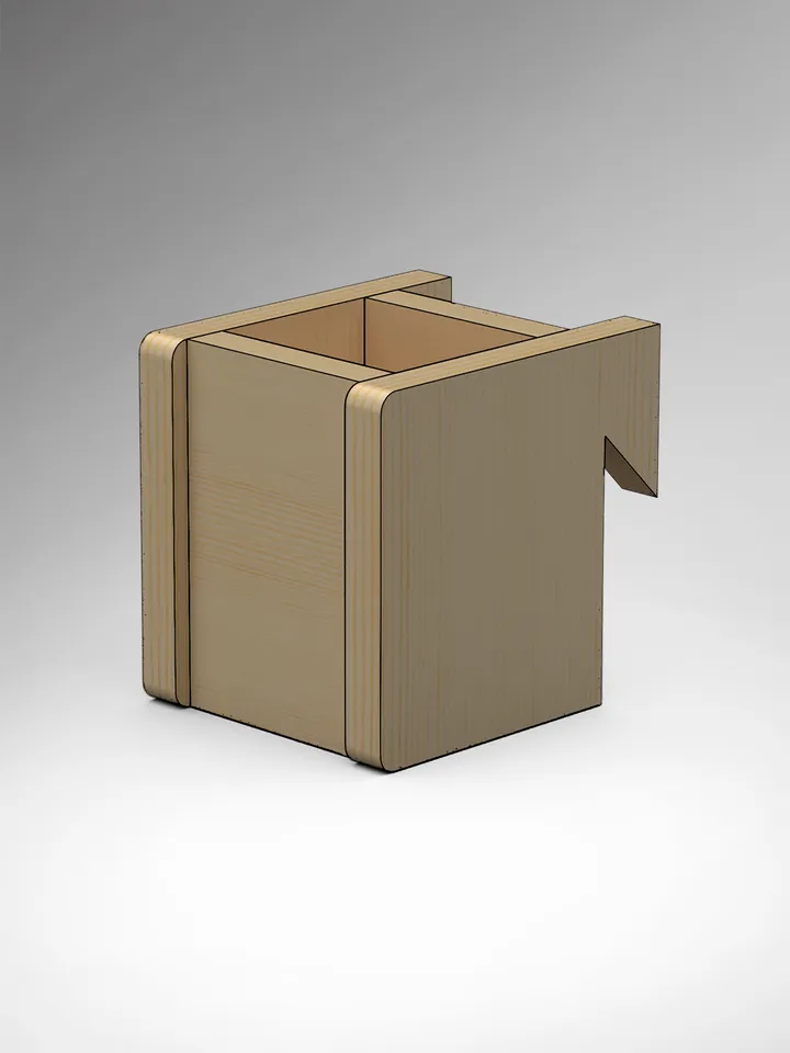 Pen box Rack Plans (PDF, SVG) for Workshop – DIY French Cleat Storage System