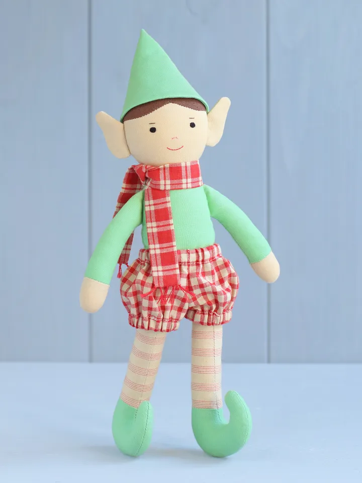 2 PDF Large Elf Doll and Large Deer Stuffed Animal Sewing Patterns Bundle