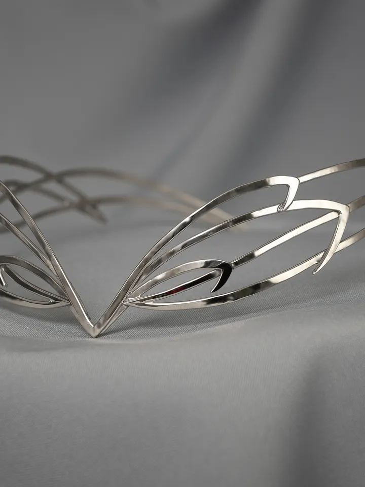 Jewelry for modern elves and fairies Elven style diadem bridal tiara art nouveau circlet Fantasy Fairy Wedding Veronika