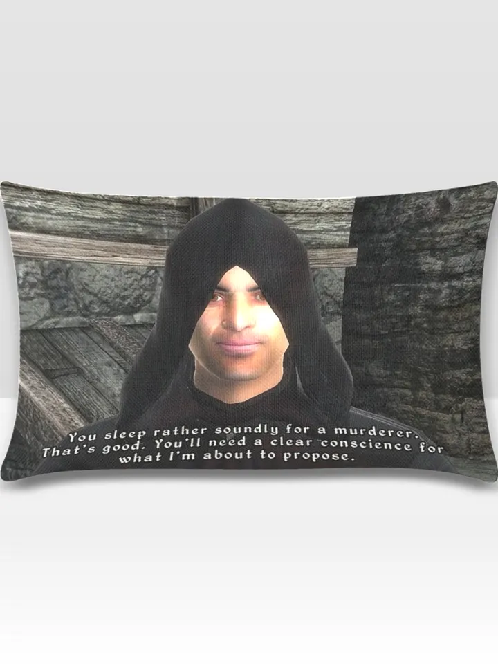 Oblivion Dark Brotherhood You Sleep Pillow Case (2 Sided Print)