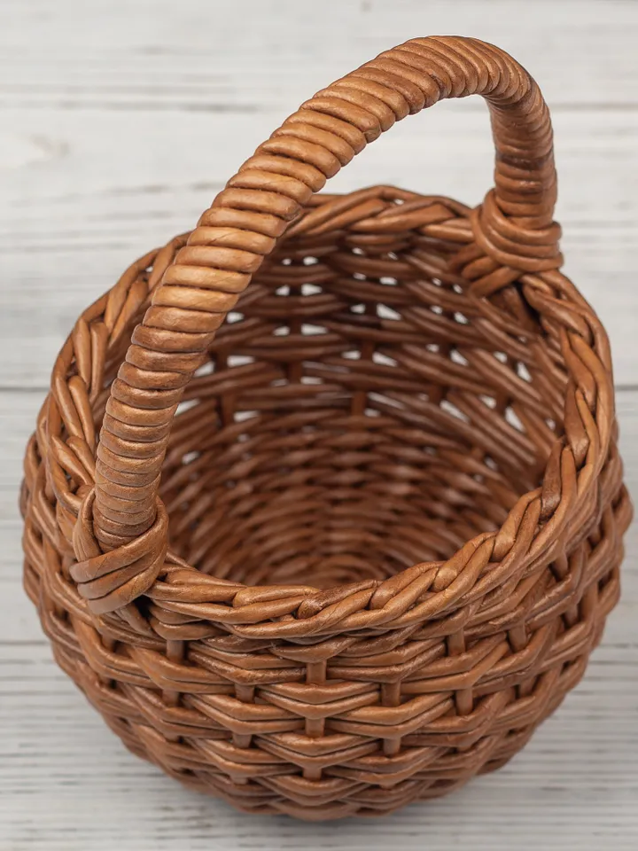 Easter baby basket Small basket Kids bag Wicker baby basket