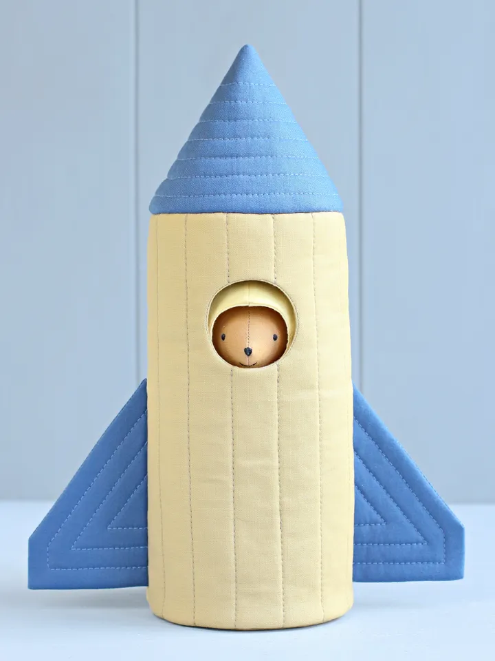 PDF Space Rocket (Space Ship) for Mini Doll Sewing Pattern