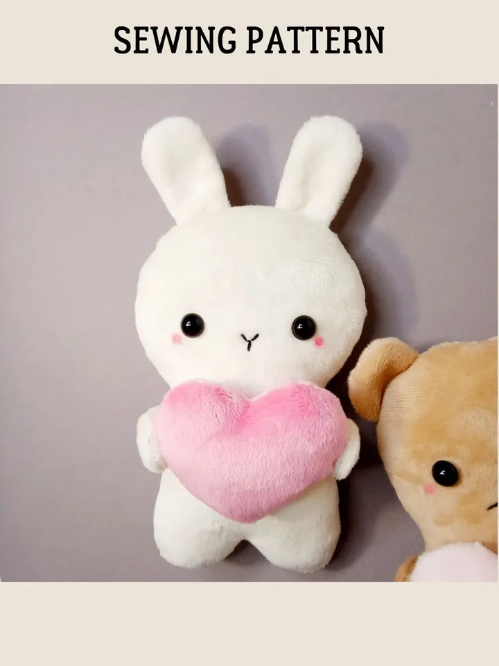 Plush Animals Sewing Pattern (2 sizes)
