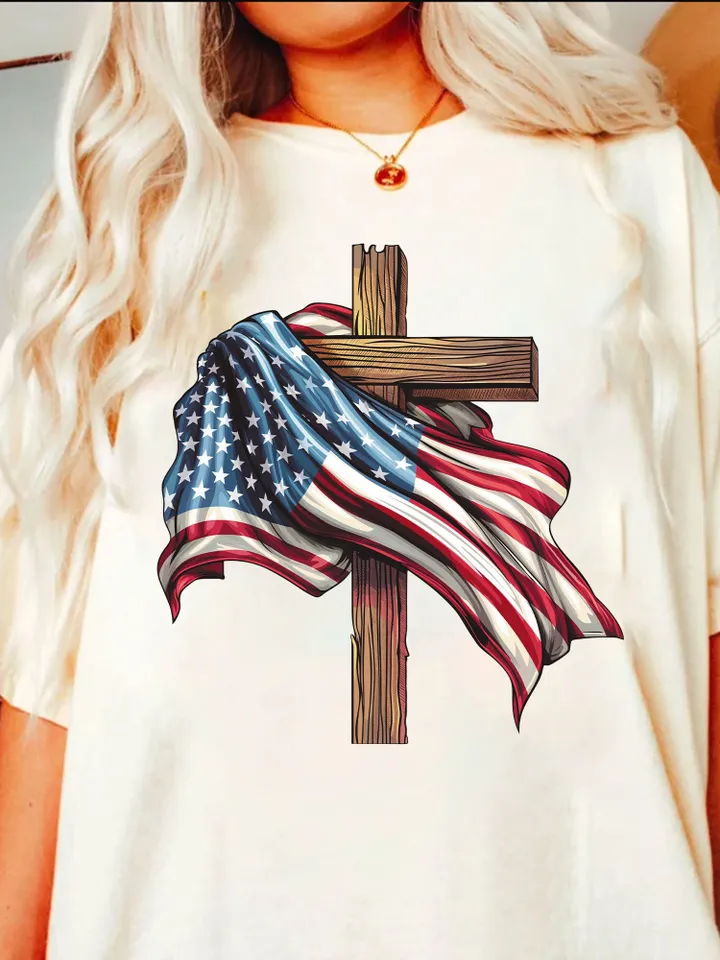 Christian American Sublimation,4th of july png, Independence Day png, Christian 4th of July Png, Jesus Lover America Png, Jesus png,