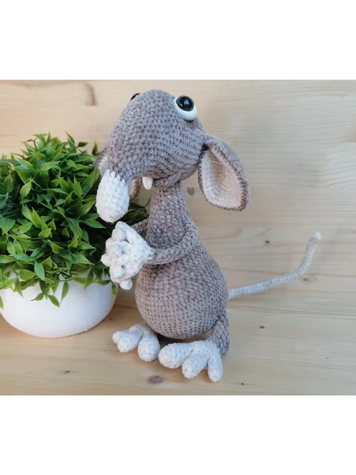Crochet pattern Rat - digital pattern PDF format