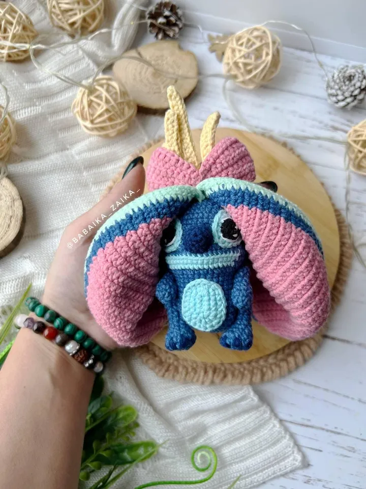 PDF Crochet Pattern Blue Alien Monster in Scrump, Amigurumi funny doll pattern, Cute monster, Animal pattern, Halloween pattern