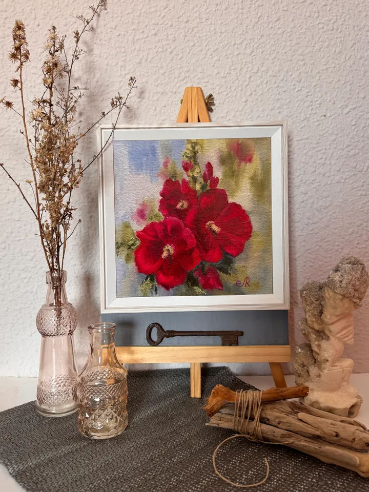 Flowers Original Painting Floral Oil Wall Art