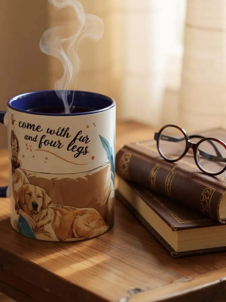 Golden Retriever Mom Mug | Funny Dog Lover Gift | Cute Puppy Coffee Cup | 11oz & 15oz Pet Owner Tea Mug