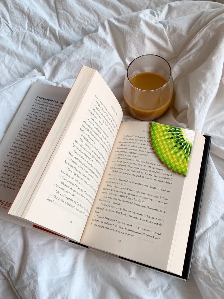 Corner bookmark cross stitch pattern PDF download Kiwi cross stitch chart, Tropical fruit bookmark corner digital PDF, Vegetable food #B241