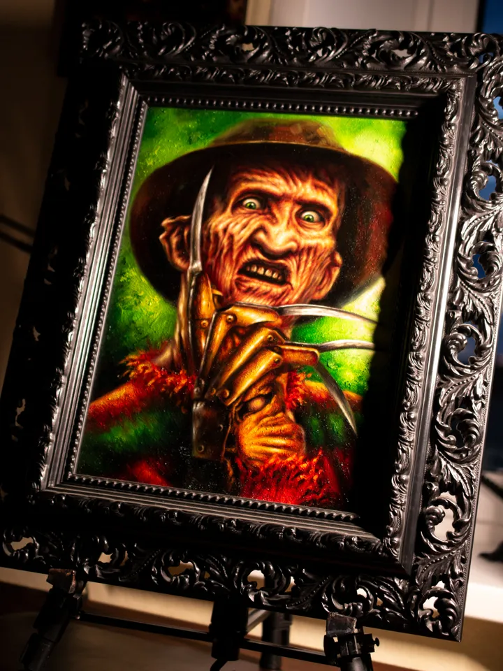 Oil painting Freddy Krueger A Nightmare on Elm Street