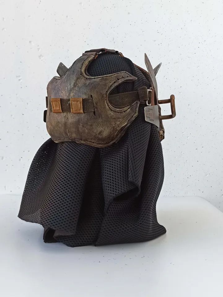 Cyberpunk Post-Apocalypse Skull Mask