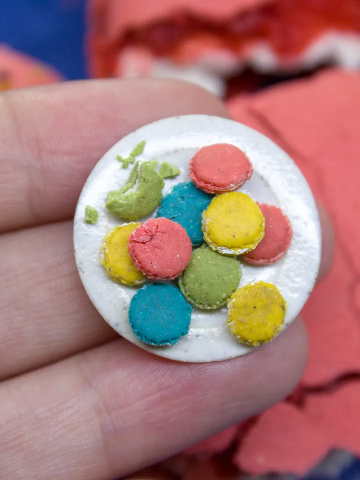TUTORIAL Miniature macarons with polymer clay