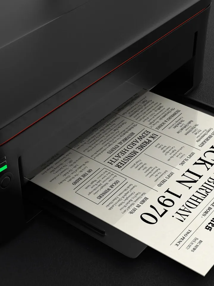 55th Birthday Newspaper Poster Back in 1970 Printable Sign 1970 Birthday Fun Facts 55 Years Ago UK Digital Download