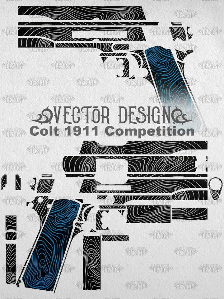 VECTOR DESIGN Colt 1911 Competition Abstraction