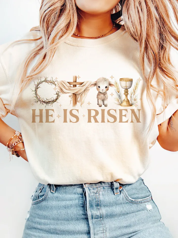 He is Risen PNG, Easter Christian Sublimation Design, Easter png, Jesus Sublimation, Bible Verse Png, Christian Png, Sublimation Design