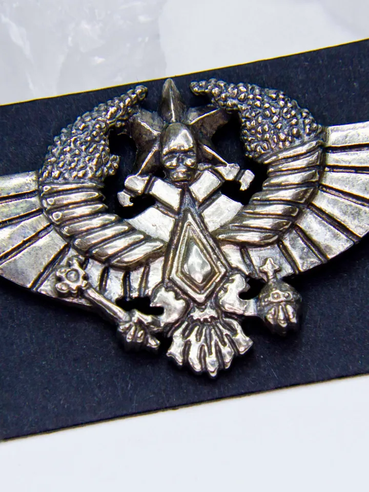 Aquila of the Valhallan Ice Warriors Badge (German Silver CuNiZn)