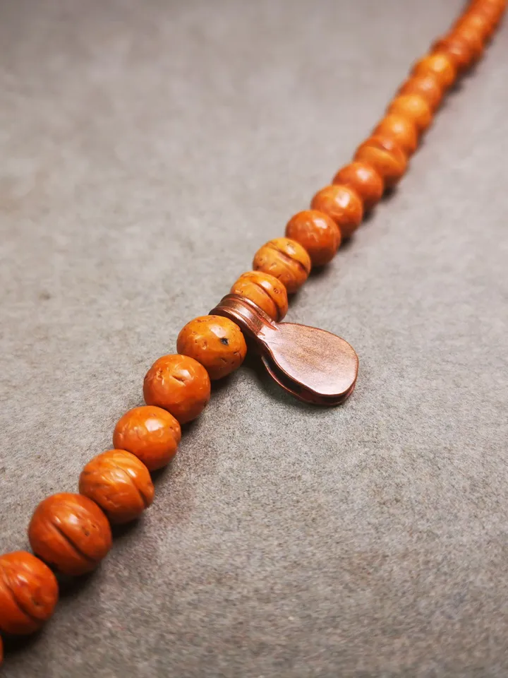 Gandhanra Handmade Tibetan Buddhist Mala Counter Clip,Bum Counter Clip for Prayer Beads,Mala Accessories