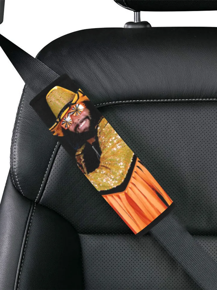 macho man Car Seat Belt Cover