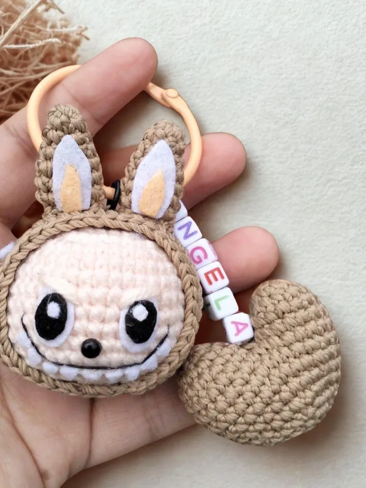 Smiling Bunny CROCHET PATTERN, Labubu Crochet Pattern, Labubu Inspired Amigurumi Plushies, Cute Monster Rabbit Toy, Ugly sweetie Lafufu