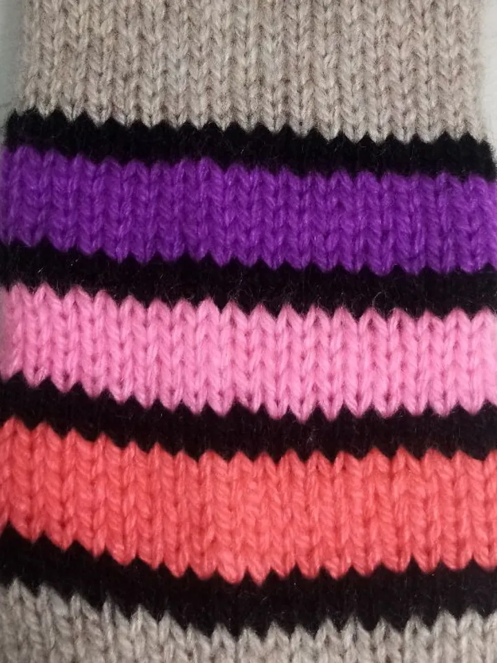 Warming Knee Socks Knitted Handmade