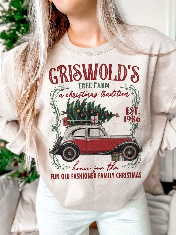 Griswold Christmas Tree Farm PNG Merry Christmas Png Christmas Vacation PNG Family Christmas Png Christmas Movie Png Retro Christmas png