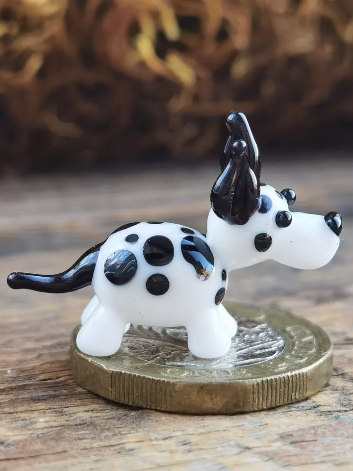 Miniature Great Dane figurine GLASS FIGURINES Great Dane GIFTs Great Dane ornament Custom pet portrait Glass Great Dane decor Dollhouse