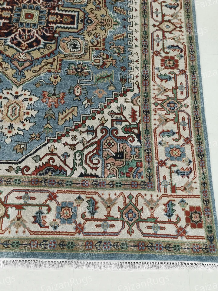 Antique Modern Oushak Rug Handmade 100% Wool Rug Pastel Area Rug Pastel Oushak Rugs for Living Bedroom Dining Office 8x10 9x12 10x14 12x15