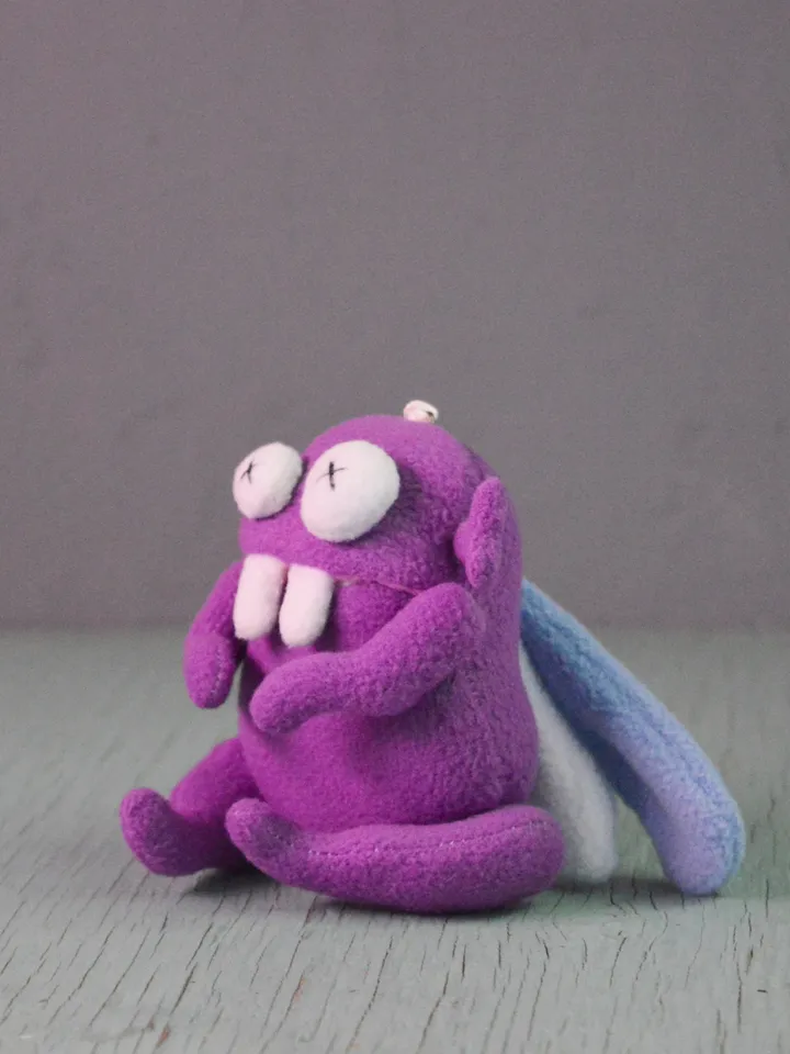 Plush Toy Pattern PDF β Fleece Bug-Wing Monster Softie