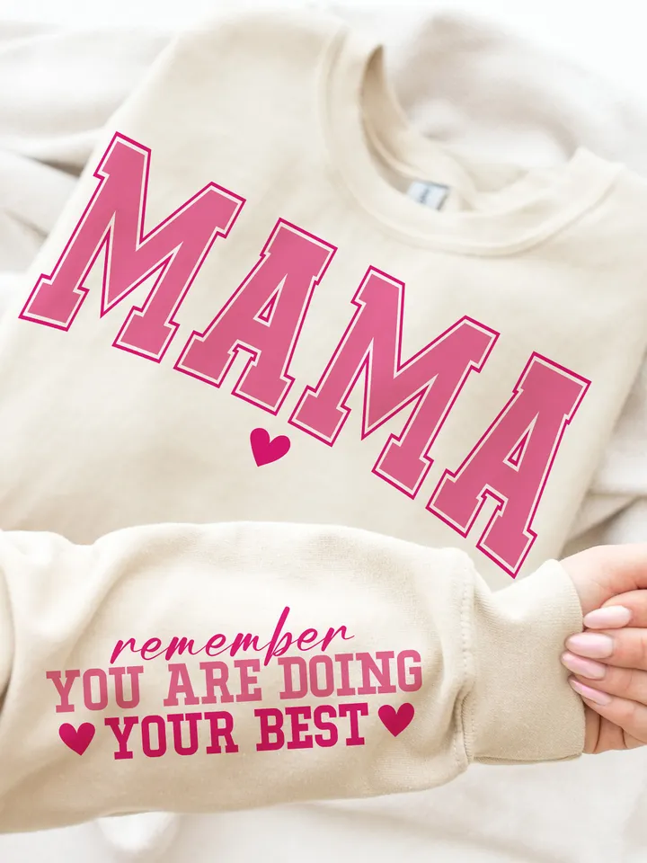 Retro mama svg png, sublimation design, moms motivational png positivity png, cut file for cricut, sleeve design svg, positive quote png