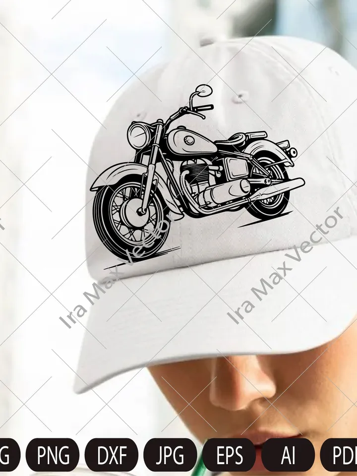 Motorcycle SVG, Motor Bike Svg, Motorcycle Clipart, motorbike retro svg, motor bike ,Motorcycle Files , Png, Svg dxf