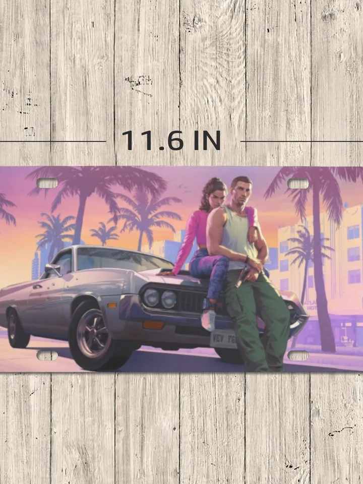 Grand Theft Auto 6 License Plate