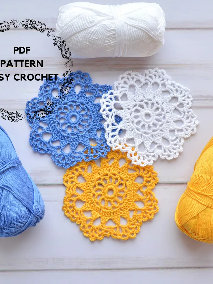 Crochet Coasters Pattern