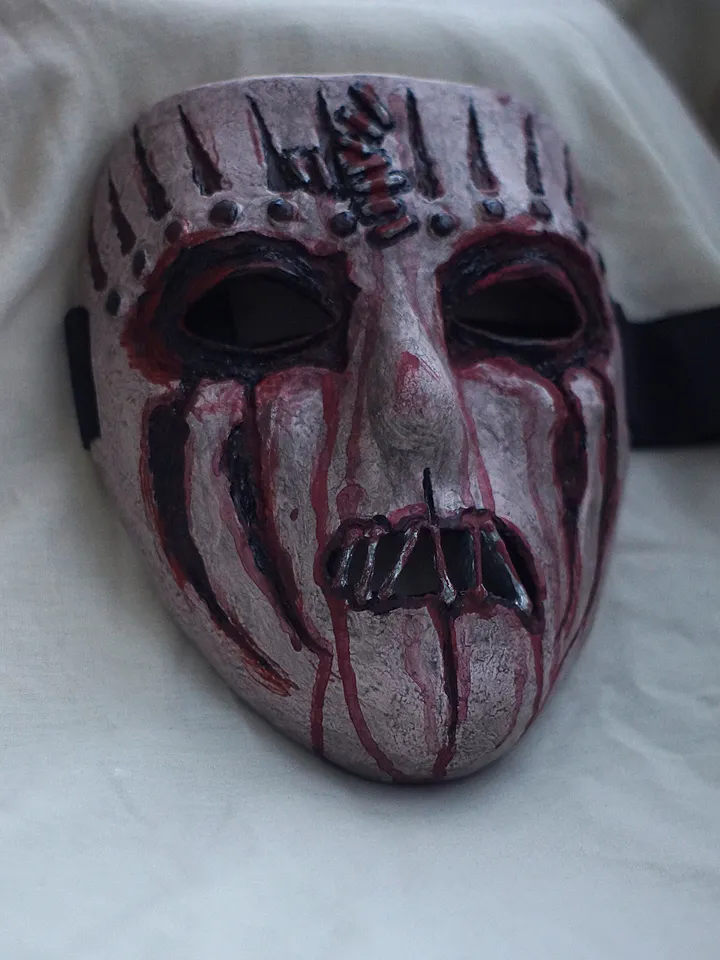 Joey Jordison mask drummer 2008 mask Hard Rock Halloween mask Scary Handmade Heavy metal mask