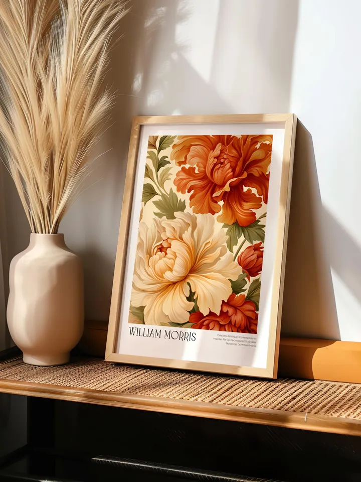 William Morris Wall Art, Vintage Botanical Print, Floral Poster Arts Decor, Digital Download, William Morris Print Digital Download AA18