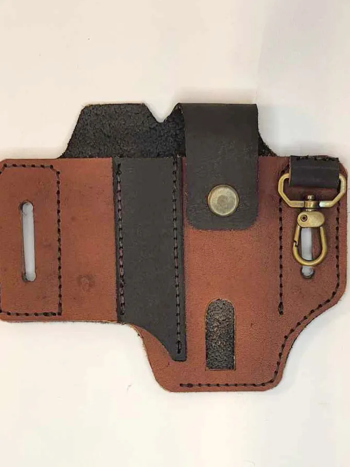Leather EDC Pouch Belt Case Pattern, Leather Belt Organizer, Leather Multitool Sheath, Leatherman Sheath, Multitool Pouch, PDF Fast&Easy.