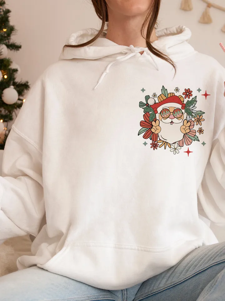 Retro Christmas PNG, Vintage Santa Claus Png, Groovy Christmas png, Christmas Shirt sublimation, Merry Christmas png, Christmas Vibes PNG