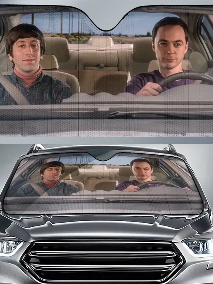 Big Bang Theory Car Sunshade Sheldon