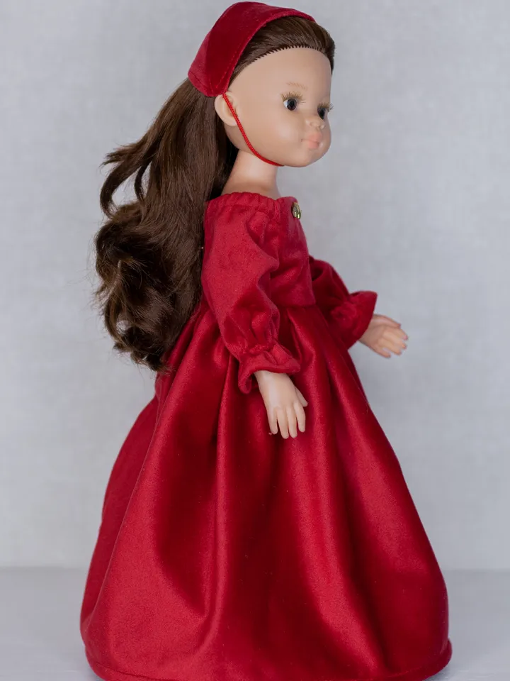 Paola Reina doll dress, Dianna Effner Little Darling clothes, 13 inch doll clothing, 32 cm dolls, waist 13 - 14,5 cm