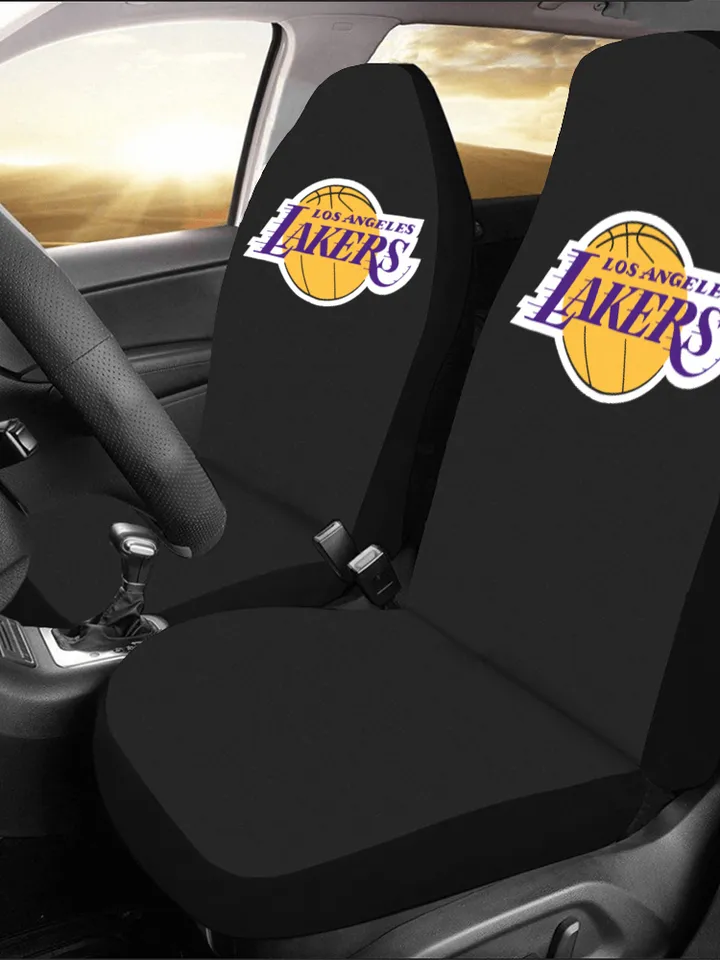 Los Angeles Lakers Car Seat Covers Set of 2 Universal Size