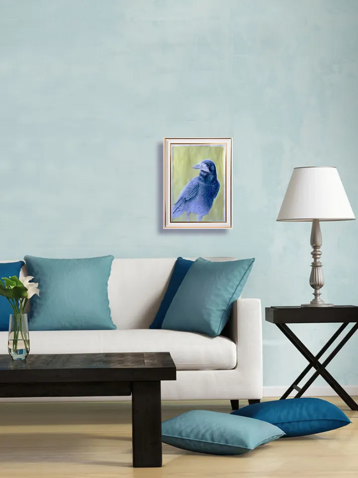 Rook watercolor digital art by AeroDreamSoul