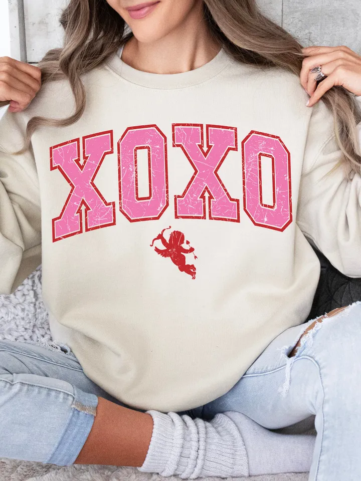 Varisty Cupid Vibes SVG PNG Grunge Valentine’s Day Sublimation college cupid png, retro cut file, trendy vday tshirt pngtrendy pink vday