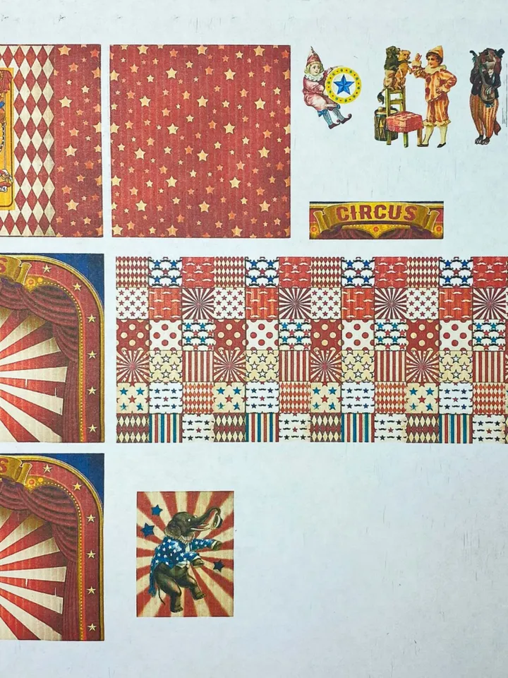 DIGITAL DOWNLOAD FOR PRINT. TUTORIAL.Video master class on creating a puppet circus.1:12
