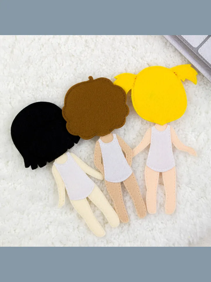 Felt Dolls Sewing Pattern