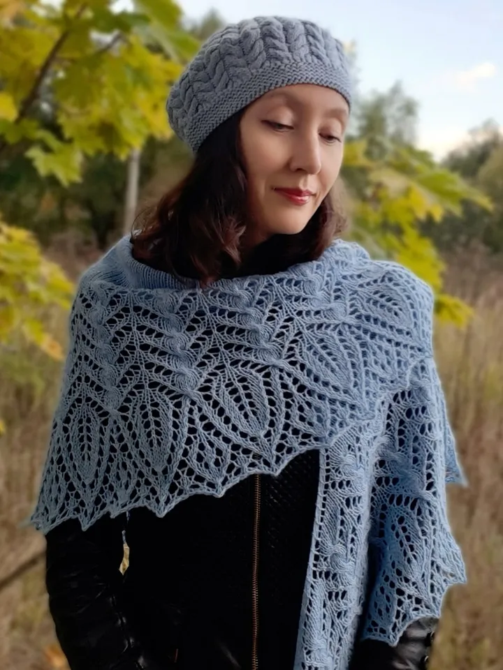 Fichu Knitting Pattern Bekhar Shawl