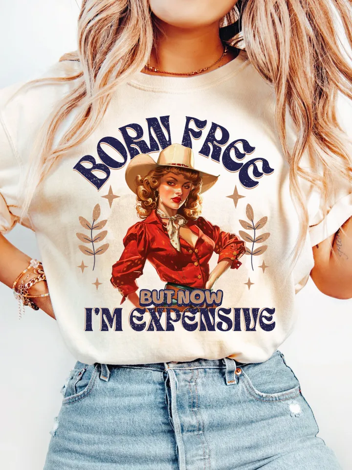 Retro 4th of july Png | Sublimation design |instant download | Born free but now I'm expensive Png | Vintage independence day Png | digital