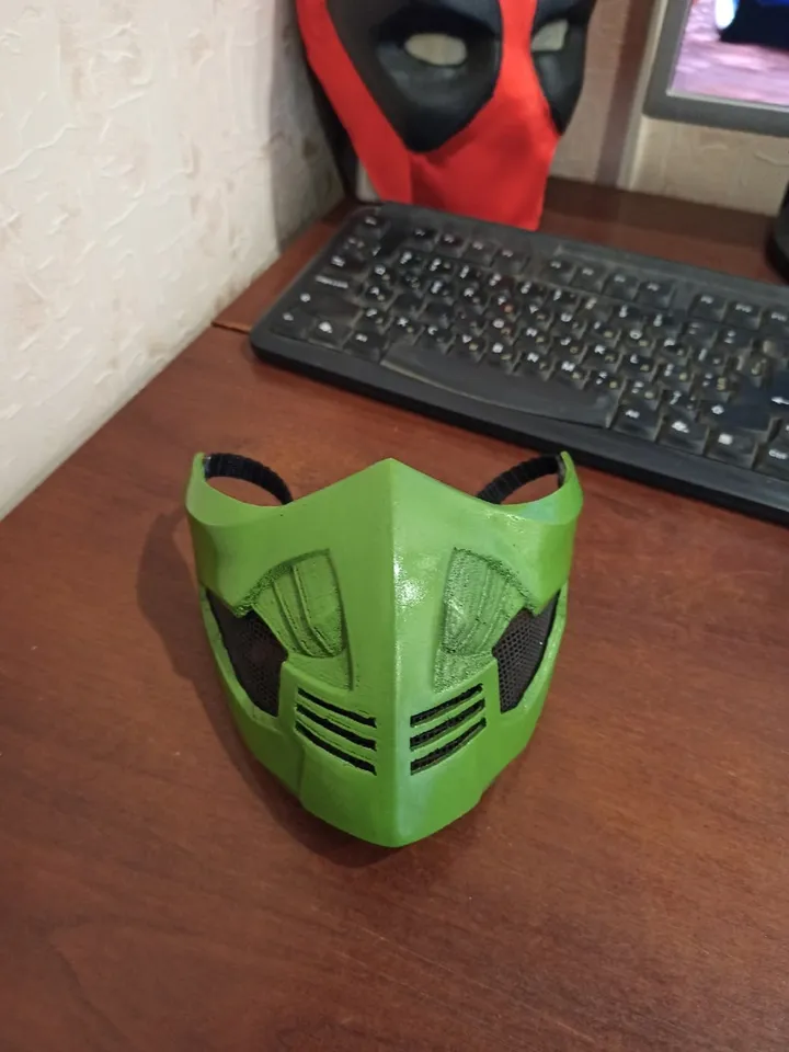 Scorpion mask from Mortal Kombat X