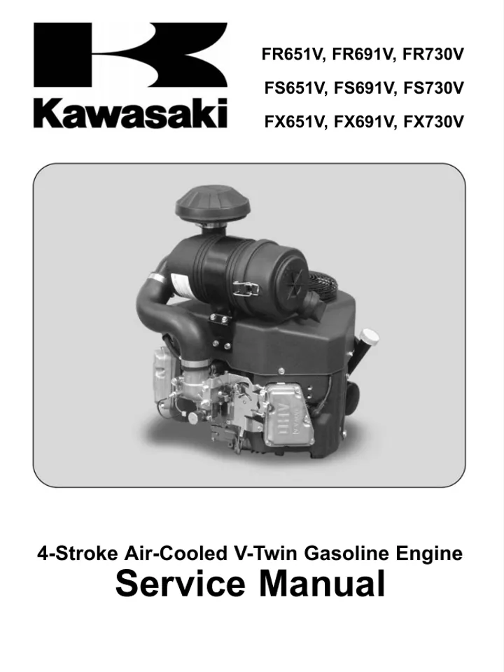 Kawasaki FR651V FR691V FR730V FS651V thru FX691V FX730V service manual